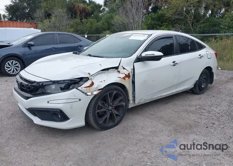 2020 Honda Civic Sport из США, поврежденный, VIN 2HGFC2E83LH520965